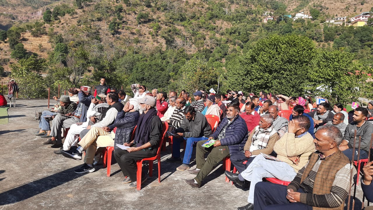 बुघार में कृषि विभाग के सौजन्य से एक दिवसीय जागरूकता शिविर आयोजित