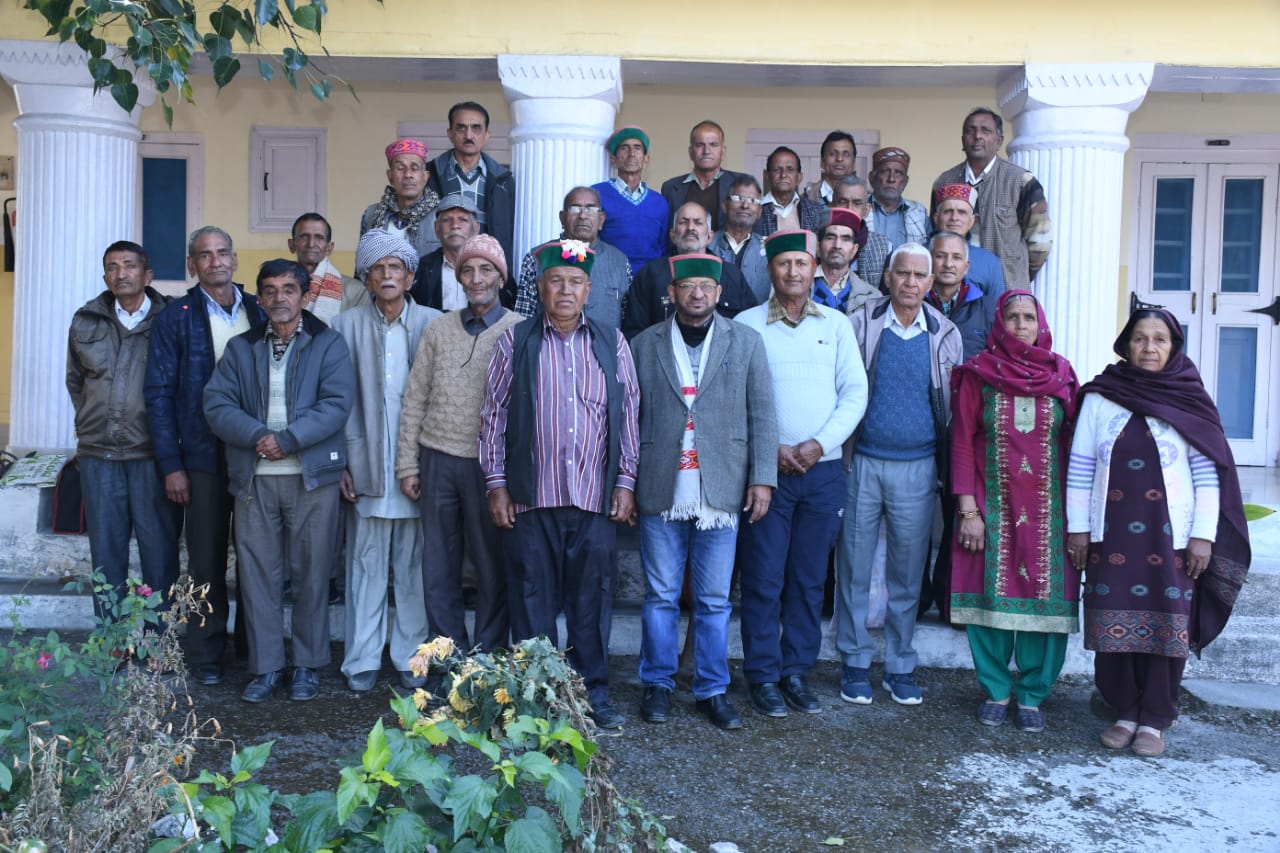 हिमाचल प्रदेश विद्युत परिषद सेवानिवृत्त वेलफेयर एसोसिएशन नम्होल व दाड़लाघाट यूनिट की हुई मासिक बैठक