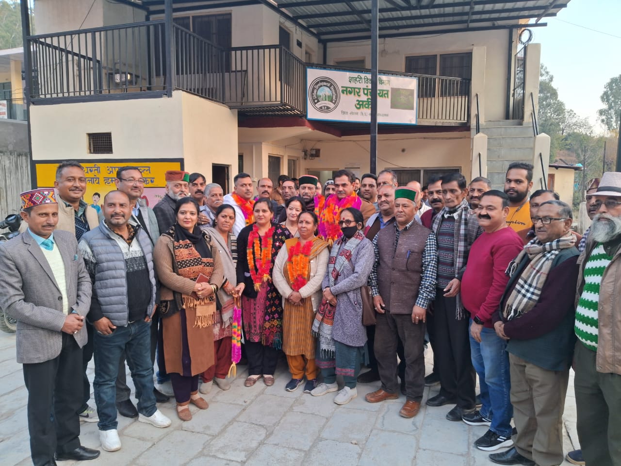 अनुज गुप्ता बने दूसरी बार अर्की नगर पंचायत के अध्य्क्ष