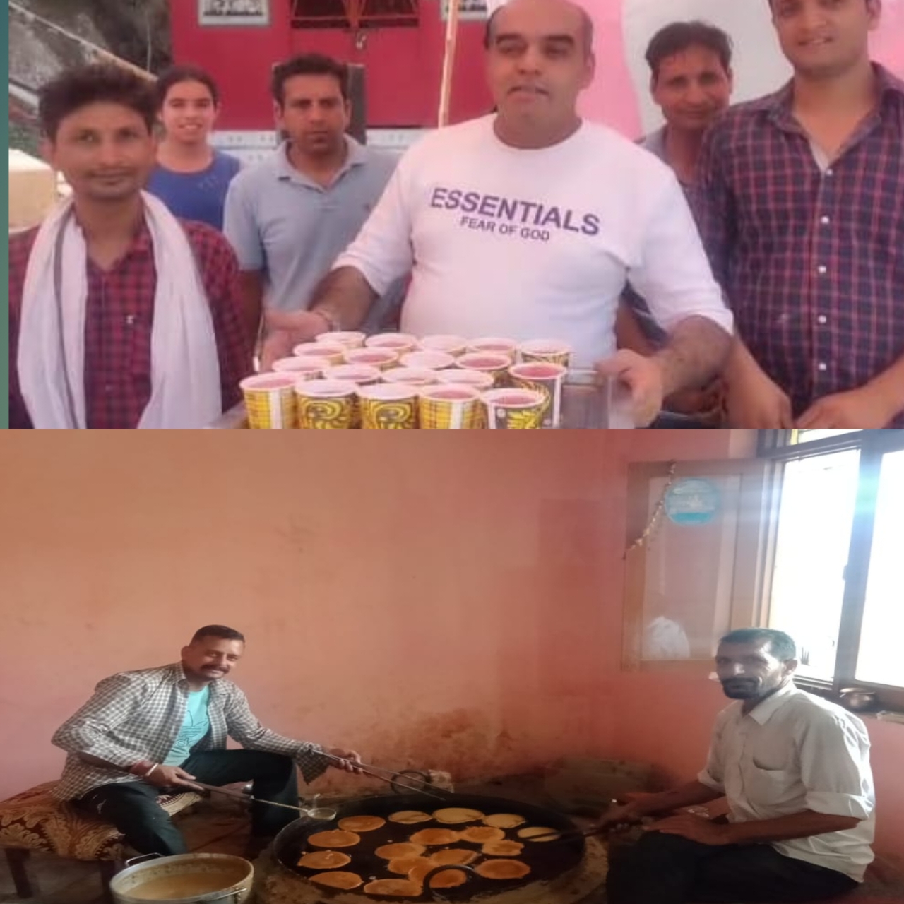 सुंगरेश्वर महादेव घाटी में शिव भक्तों ने लगाई मीठे पानी की छबील।