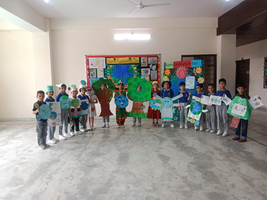 गुरुकुल इंटरनेशनल स्कूल कुनिहार में मनाया गया विश्व पर्यावरण दिवस।