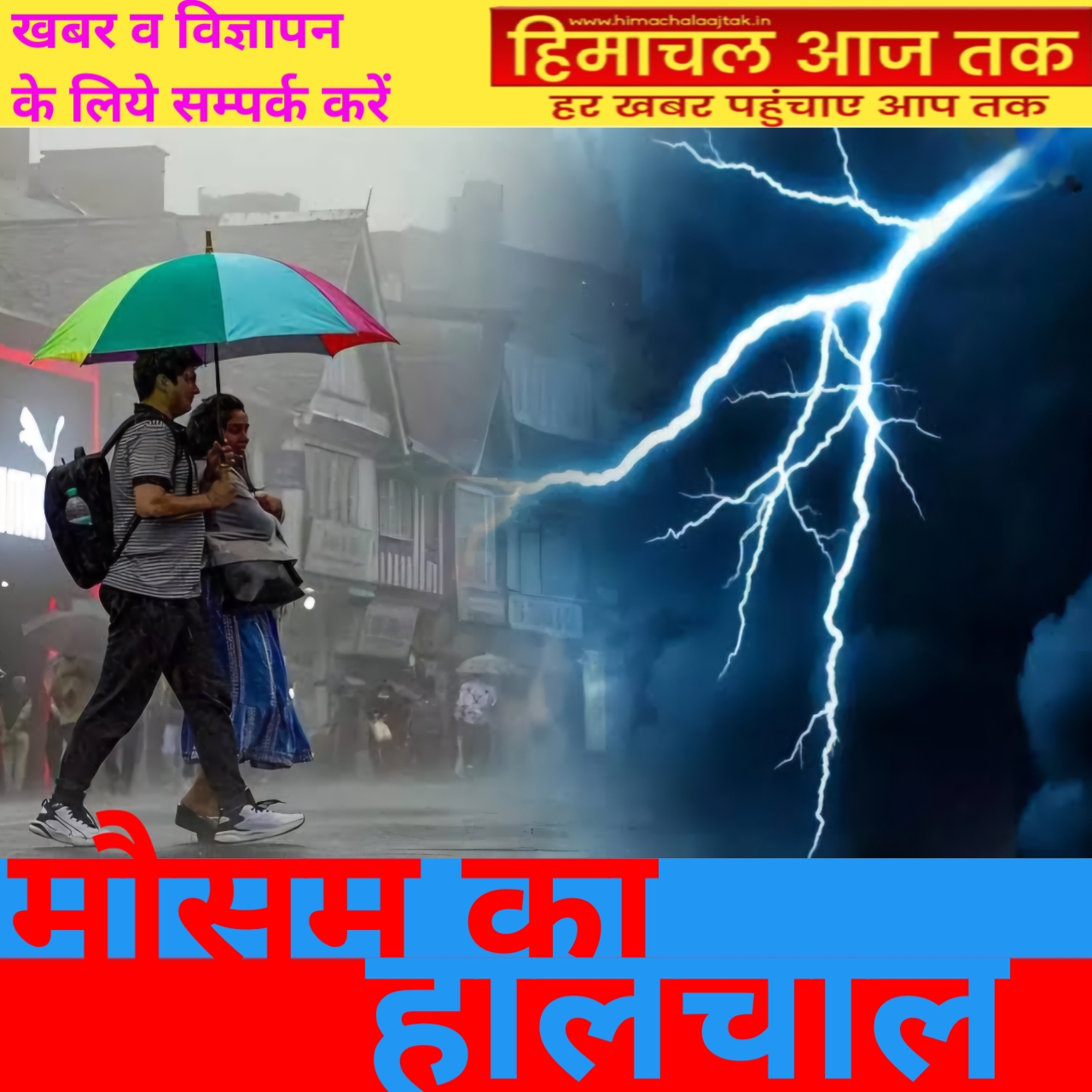हिमाचल प्रदेश में अगले 4 से 5 दिनों तक राज्य के कई हिस्सों में वर्षा, बर्फबारी आसर