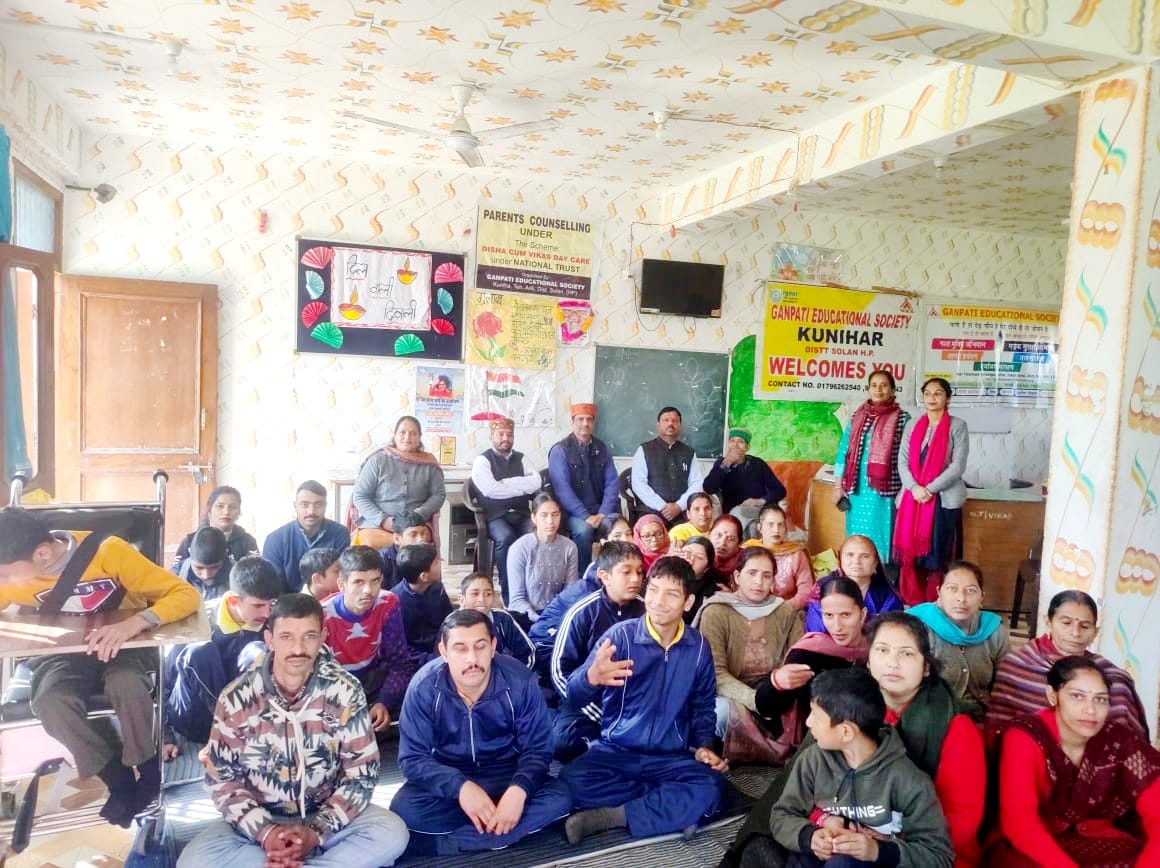 जन कल्याण समिति के अध्यक्ष भीम सिंह ठाकुर ने किया गणपति एजुकेशन संस्थान का दौरा