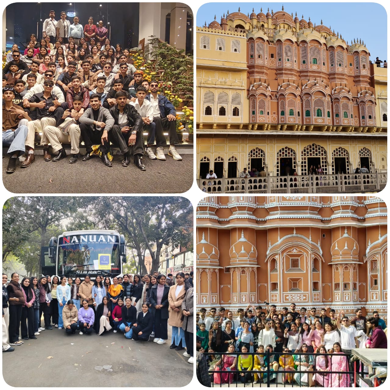 बी.एल. स्कूल कुनिहार के बच्चों ने किया गुलाबी नगर जयपुर का शैक्षणिक भ्रमण