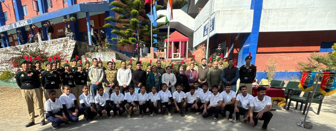 अर्की महाविद्यालय में उत्साह पूर्वक मनाया गया सशस्त्र सेना झंडा दिवस।